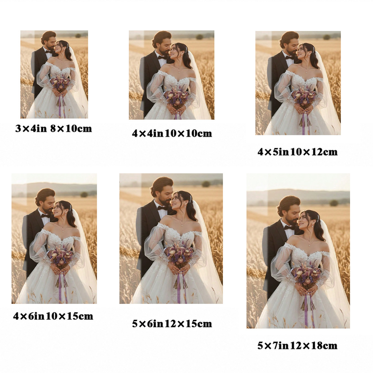 Düğün Fotoğrafı İçeren Özel Ak - Photo Acrylic Block incelemesi ve fiyatı